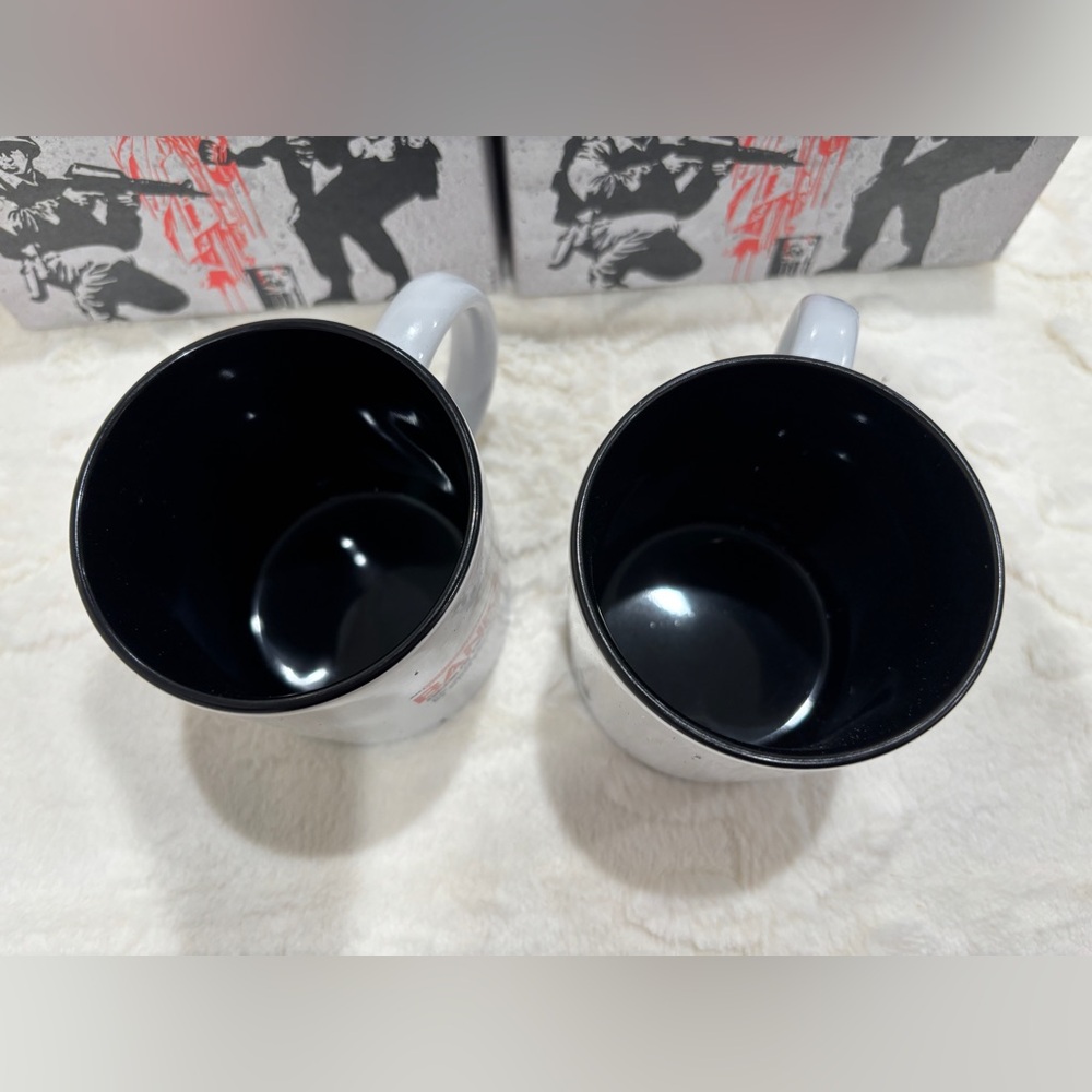 Banksy Fans! 'Unauthorized Exhibition: Genius or Vandal?' Mug - Picture 9 of 11